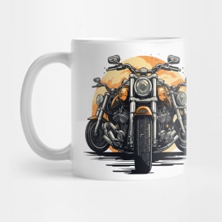 Dirt Bike Illustration Mug